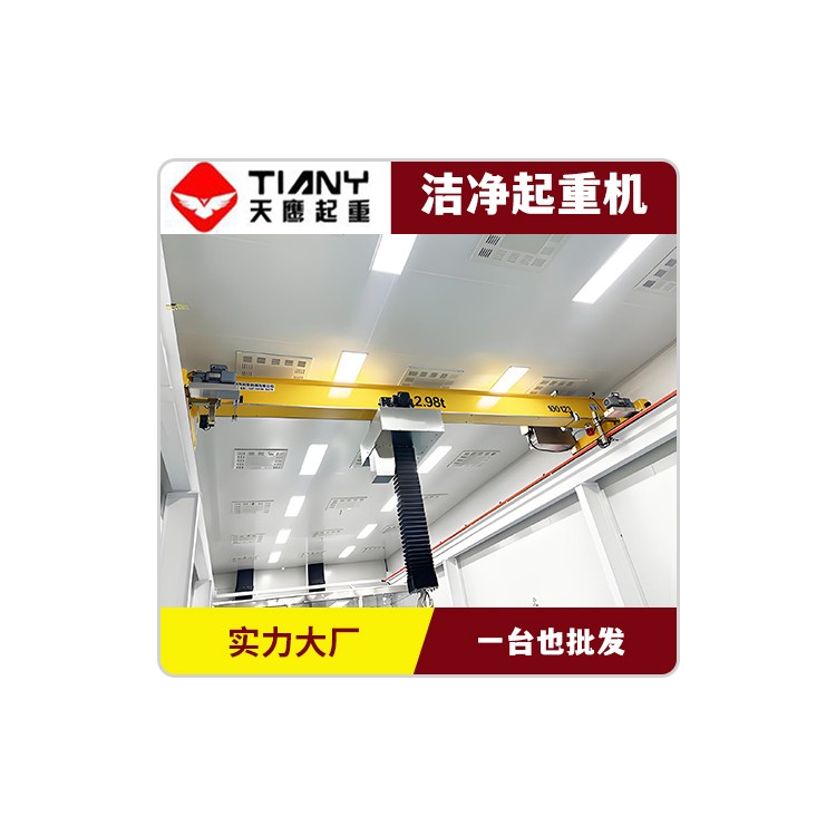 智能洁净起重机 无尘单梁行车 实验室无尘天车 看现场定制