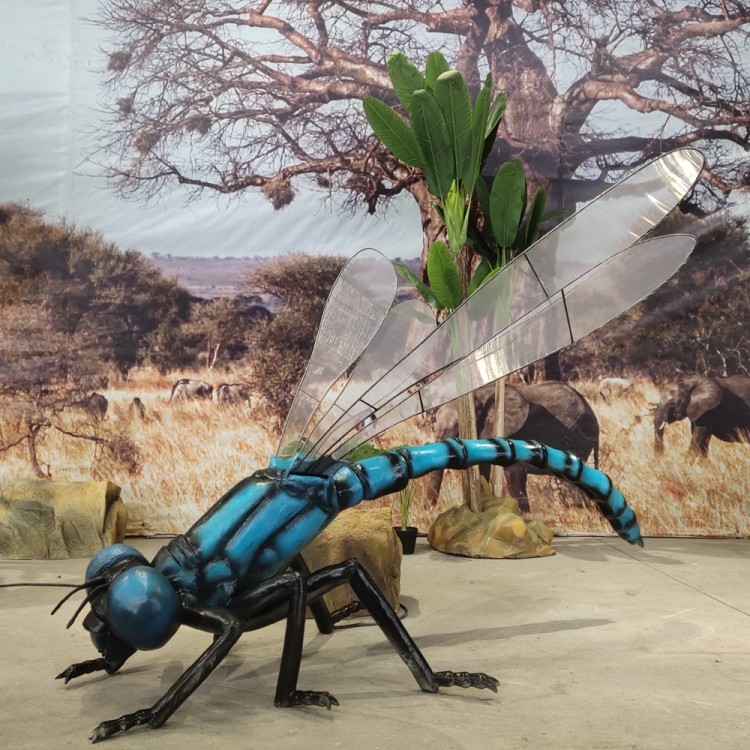 大型仿真昆虫 蜻蜓定制 昆虫模型供应 动态制作工厂 支持定制