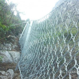 山区落石拦截防护抗自然灾害RXI-050被动网 拦截落石被动防护网