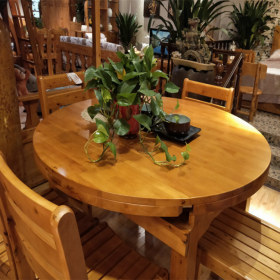 香桌来图椅厂家代理外家休闲户外木S-家装建材餐厅家具成套餐桌椅
