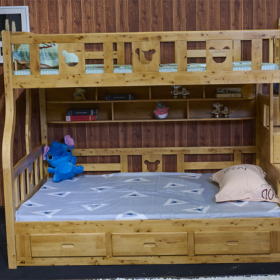 儿童床上下床 柏木升级版厂家批发实木双层床 子母床高低床