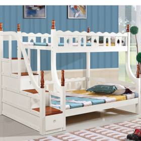 定制家具厂家直销环保儿童床底价批发全实木现代中式子母双层上下床