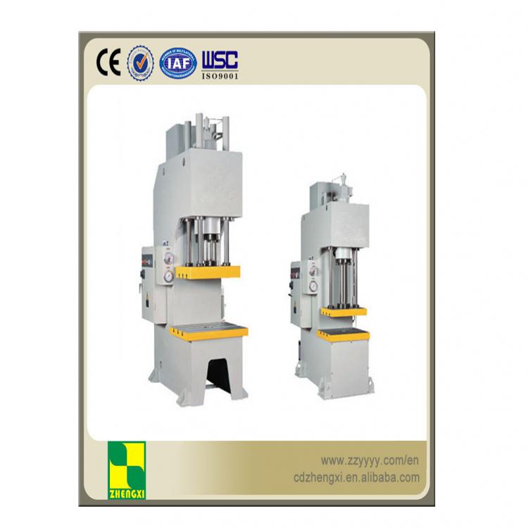 厂家生产 80T台式单柱液压机 云南高质量41-400t单柱银饰品液压机