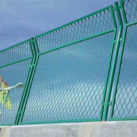 铁路高速公路桥梁建筑防抛网   防炫网边框双边丝护栏网