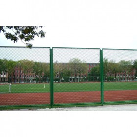 厂家定做生产热镀锌勾花网 包塑勾花球场网 球场护栏网