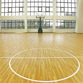 室内篮球场PVC塑胶地板 加厚木纹运动地板 地面防滑PVC塑胶地板 可定制