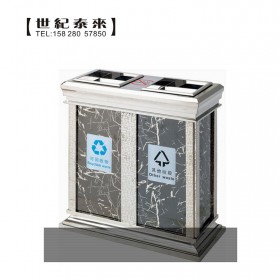 不锈钢户外垃圾桶定做  分类环卫 创意垃圾箱订制