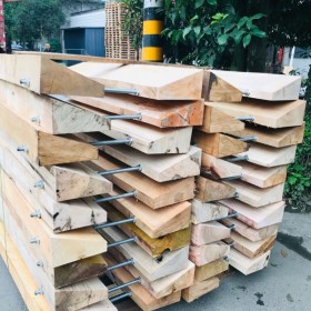 成都施工使用防腐管道垫木 空调设备木托  钢管下垫木木材