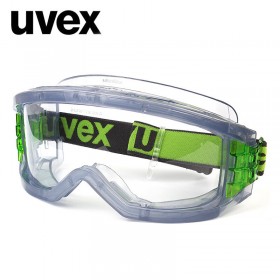 优维斯（UVEX）9301906防化防冲击眼罩防护眼镜护目镜 防冲击 透明防雾防风防沙防尘 灰色