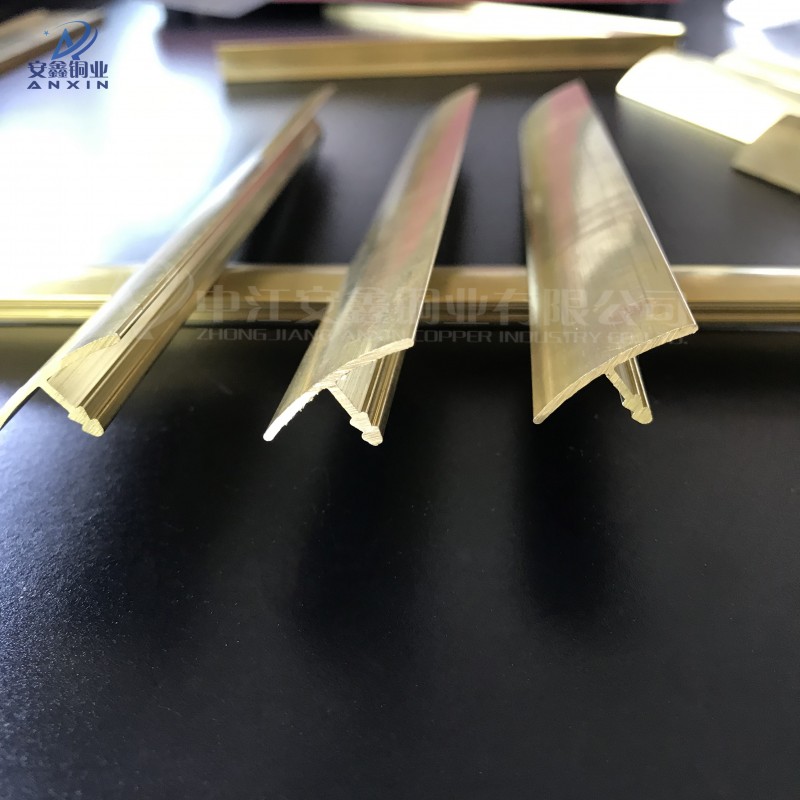 厂家直销 铜扣条 地板压条 T型铜条 楼梯防滑铜条 补缝铜条 可定制