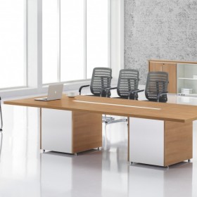 聚开源办公家具 拼接板式加厚现代长条桌长桌会议室桌培训桌大型会议桌
