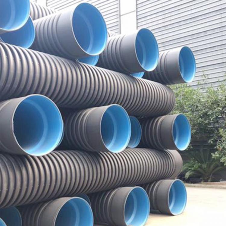HDPE双壁波纹管定制量大从优 绿化带专用排污通风波纹管塑料管