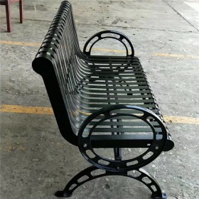 户外铁艺座椅 现代风格座椅厂家 成都华诚  现代简约风格