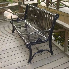 户外铁艺座椅 花园小区座椅定制 支持批量送货
