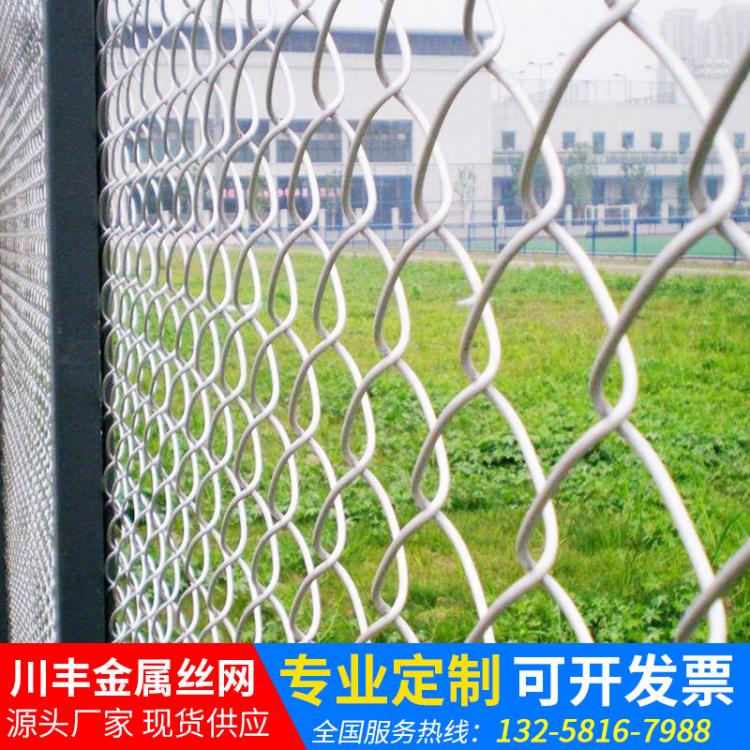 勾花网护栏校园绿化围栏厂家定制铁丝防护网 运动操场球场勾花网