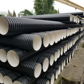 新都|郫都区hdpe双壁波纹管批发dn600，300波纹管批发四川