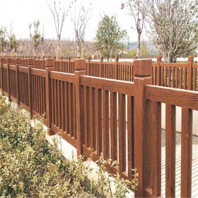 自贡仿木栏杆护栏围栏 景观工程 防腐耐磨 品质保证价格优惠 仿石护栏厂家
