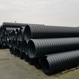 日喀则|林芝钢带波纹管价格型号dn600  hdpe钢带双壁波纹管型号dn500厂家