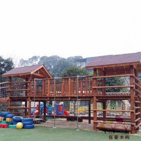 成都儿童木质游乐设施定制  木质玩具厂家   木质儿童收纳柜   木质攀爬墙
