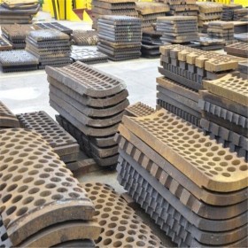 铸造高锰钢筛孔板-筛板-筛条-破碎机筛板-钢板圆孔筛板-专业筛板生产厂家
