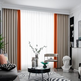 成都专业定制窗帘 新款北欧简约轻奢卧室客厅窗帘 颜色可选