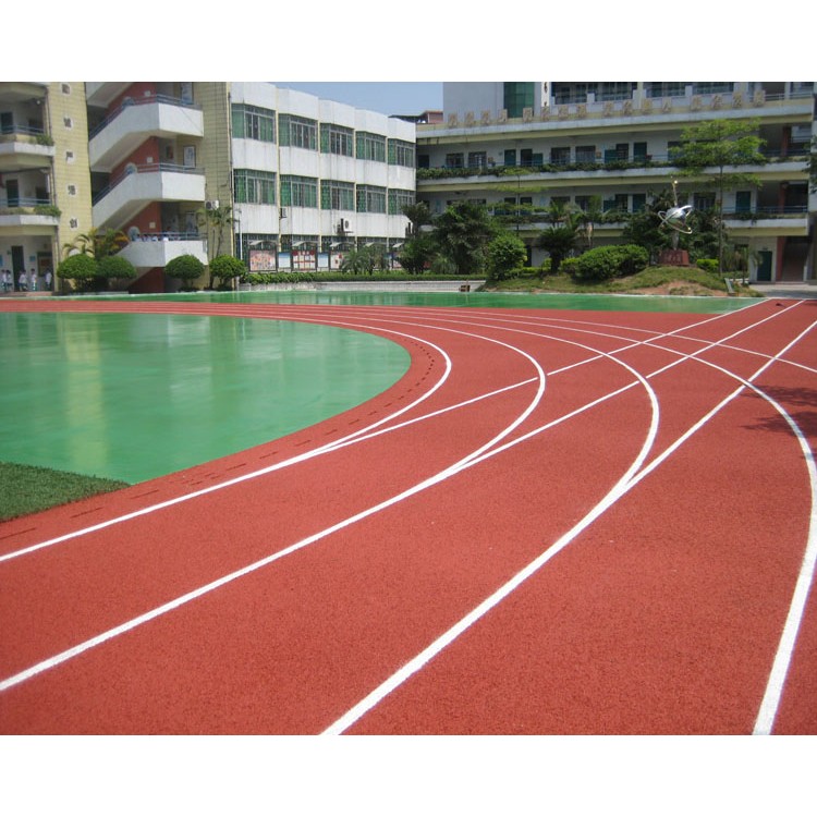 广安体育透气型塑胶跑道材料生产厂家8mm厚硅pu篮球场