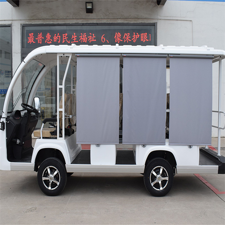 铝合金电动观光车 可载11人 适用于景区大型小区 续航能力强