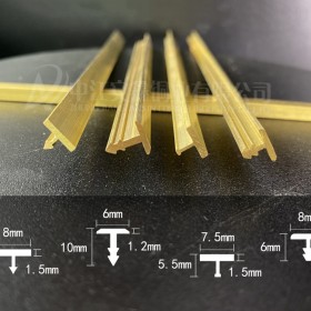 T型装饰铜条 黄铜压条 水磨石地板镶嵌收口装饰 瓷砖木门黄铜线条 家具装饰铜条 武汉铜条装饰厂家 8*2*6