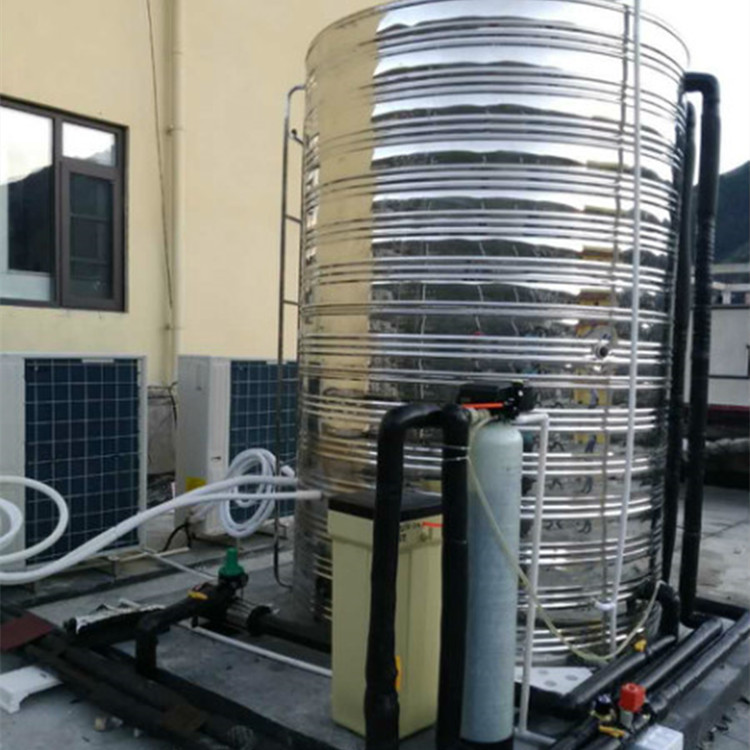 酒店空气能热水器 空气源热泵冷暖机组安装