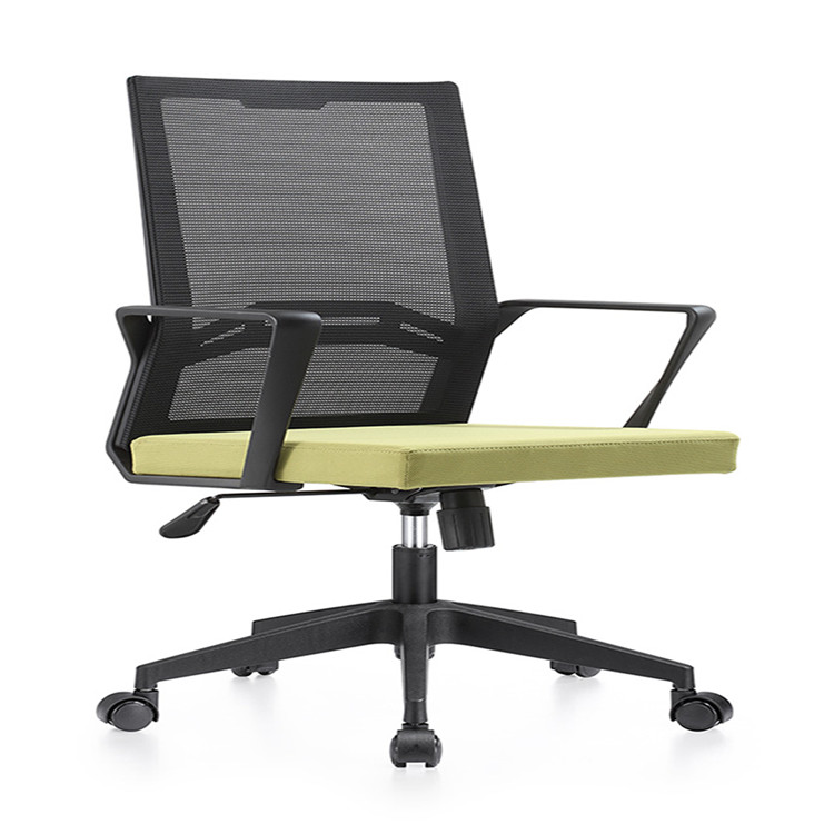 旋转网布员工椅定制 可拆卸组装人体工学网布椅 办公家具