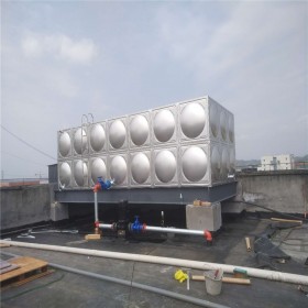 生活消防方形不锈钢水箱 装配式镀锌钢板水池 1-2000吨