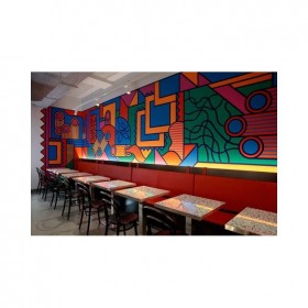 成都墙绘公司 专业承接餐饮店墙面壁画彩绘 打造不一样的墙面