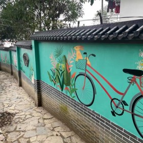 上海文化墙墙绘  效果图=成果图 效果图复原度95%以上