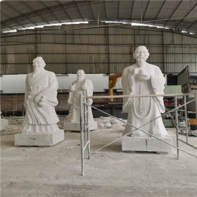 四川汉白玉雕塑 桥栏 宝兴石材 汉白玉浮雕厂 厂家定制雕刻