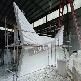 雅安汉白玉大型雕塑工程  玉石雕塑厂家 精选石材批发