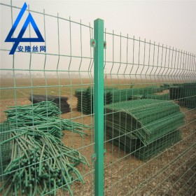 泸州园林防护隔离网 浸塑绿色双边护栏厂家供应