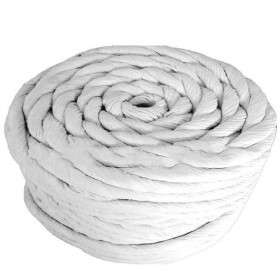 无尘石棉绳 石棉扭绳 密封陶瓷 纤维硅酸铝圆编绳 拉力大耐高温