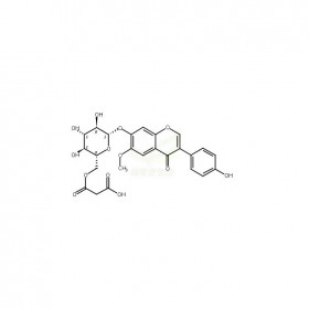 丙二酰化黄豆苷维克奇生物中药对照品