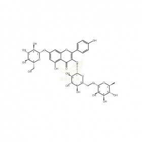 山柰酚-3-O-芸香糖-7-O-葡萄糖苷维克奇生物中药对照品