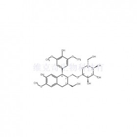 (-)-5'-甲氧基异落叶松脂素-9'-O-BETA-D-吡喃葡萄糖苷维克奇生物实验室中药对照品