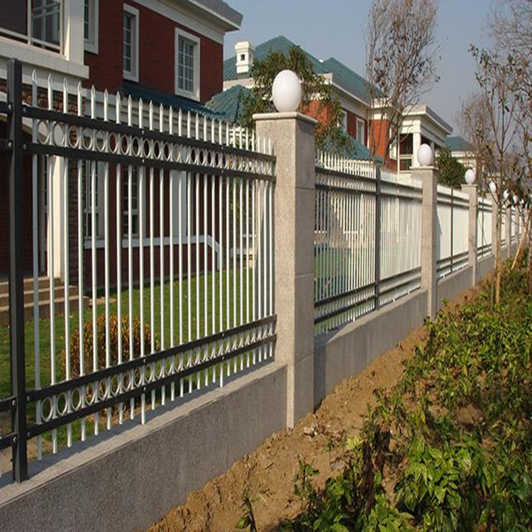 锌钢护栏 别墅小区锌钢围墙护栏定制 户外围栏护栏