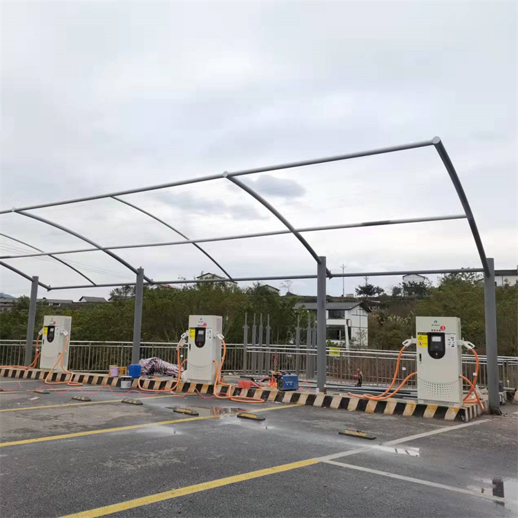 加油站收费站膜结构工程 定制施工 遮阳遮雨棚
