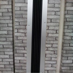 建筑外墙嵌平型变形缝装置 高弹橡胶 保温