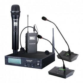 成都得胜（TAKSTAR）DG-C200R 无线手拉手会议系统麦克风 支持一拖多2.4G无线传输话筒手持领夹鹅颈可选配