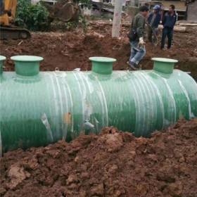 四川生产50立方玻璃钢化粪池 市政化粪池安装 小区化粪池安装公司