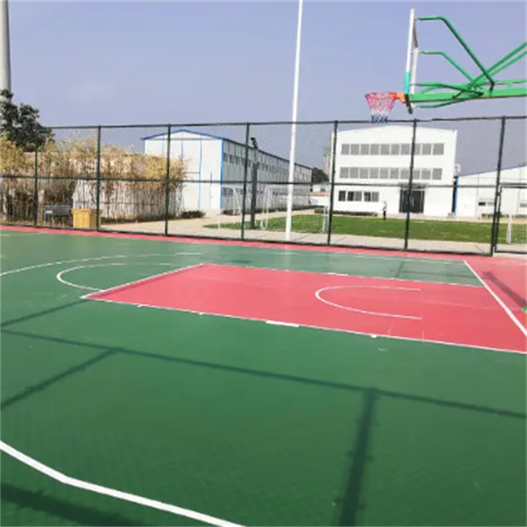 学校硅pu篮球场地施工 新国标室外塑胶地面材料