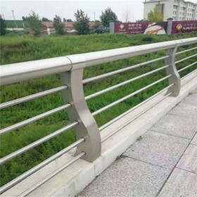 四川河道护栏定制厂家直销304不锈钢河道景观护栏 发光护栏