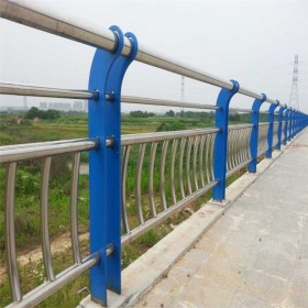 建筑不锈钢复合管护栏生产厂家批发景观桥梁护栏 桥梁发光护栏