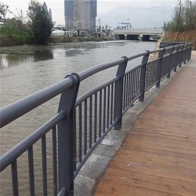 不锈钢景观河道护栏 桥梁发光护栏工厂