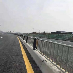 重庆防撞市政护栏 道路中央隔离护栏 不锈钢河道护栏工厂